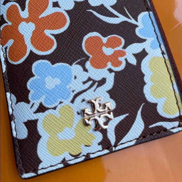 NWT Tory Burch Emerson Lanyard ID Credit Card Holder Reverie Saffiano Leather - Picture 4 of 6